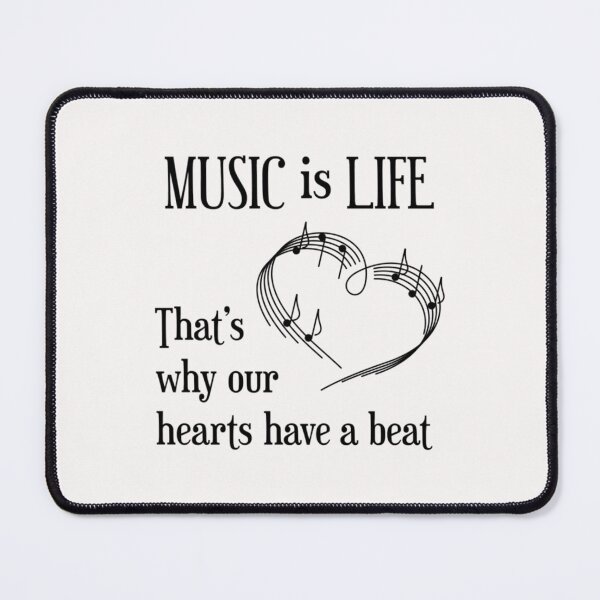 Item preview, Music is Life ~ That's Why Our Hearts Have a Beat designed and sold by JaSilvey6.