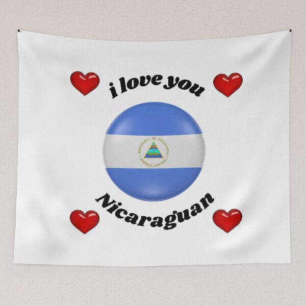 Item preview, nicaraguan flag designed and sold by CARANIACLS.