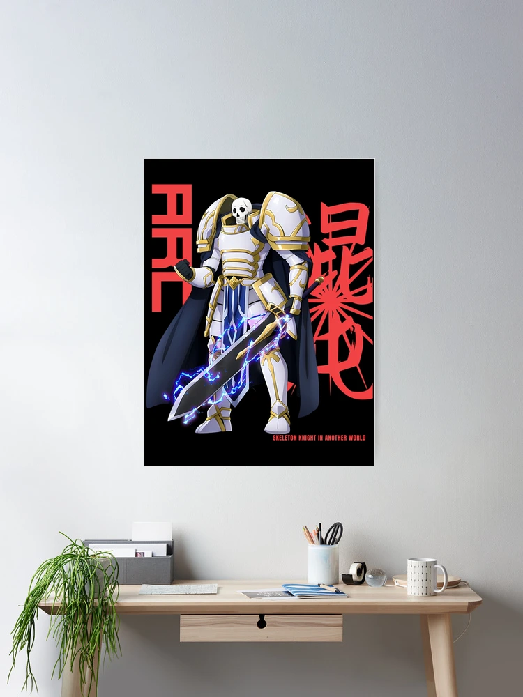 skeleton knight in another world Poster for Sale by TrendyFrazierM