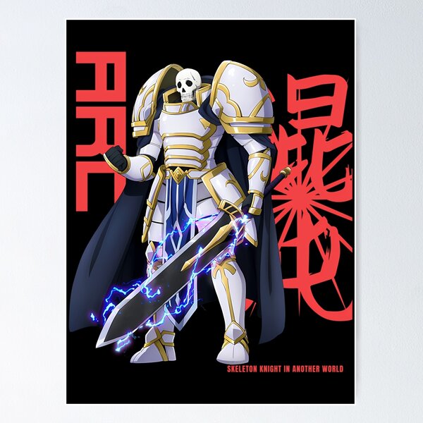 skeleton knight in another world Poster for Sale by TrendyFrazierM