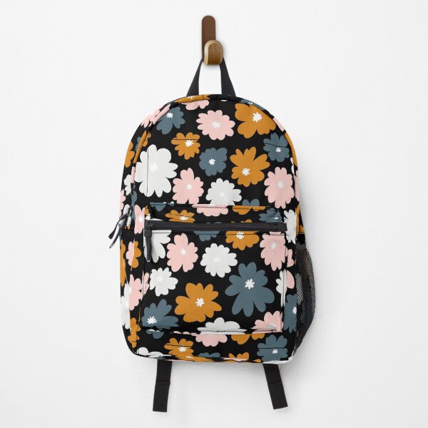 Item preview, Vivid Florals on Black Background designed and sold by NikksCustomArt.
