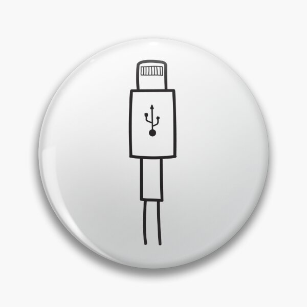 Item preview, Usb cables icons. lightning, charge connector, hand drawn designed and sold by MNFTs.