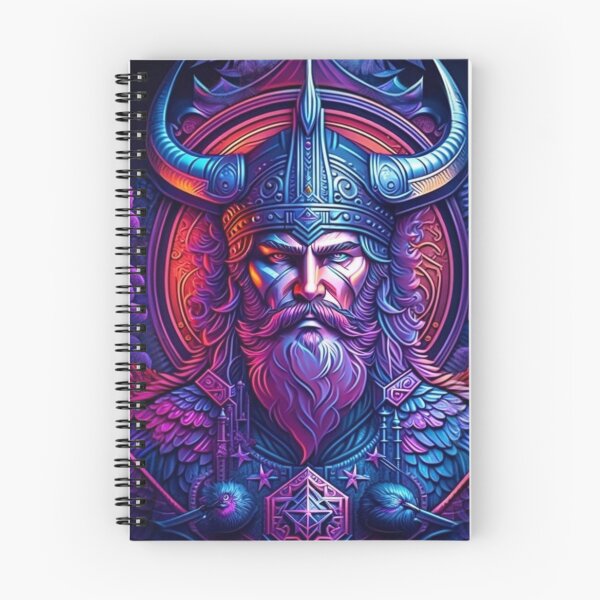 Item preview, strong viking with black crows beautiful, rich deep colors  designed and sold by aipaint.
