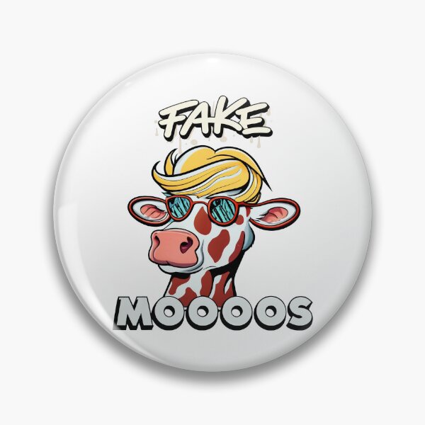 Item preview, Fake Moos news Trump funny cow lover bovine  designed and sold by w1ckerman.