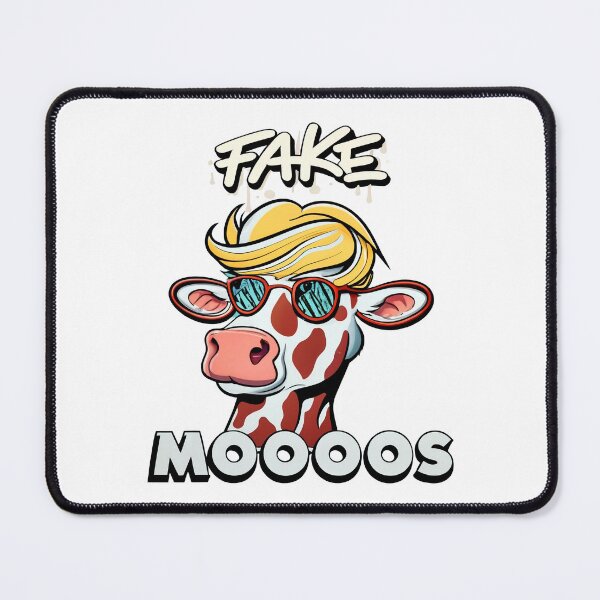 Item preview, Fake Moos news Trump funny cow lover bovine  designed and sold by w1ckerman.