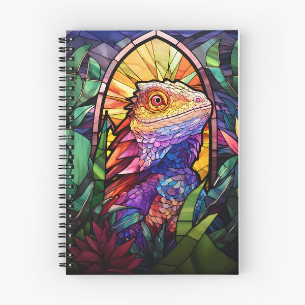 Item preview, Stained Glass Bearded Dragon designed and sold by Kary Pearson.
