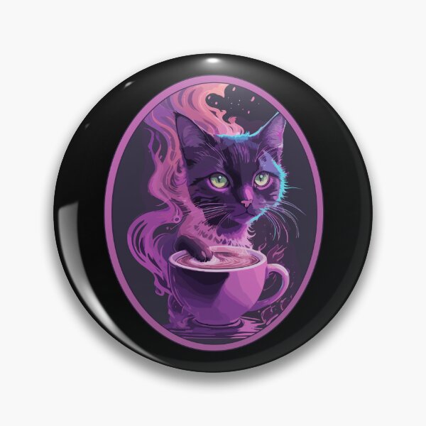 Item preview, Coffee and Funny Cat designed and sold by chatzous.