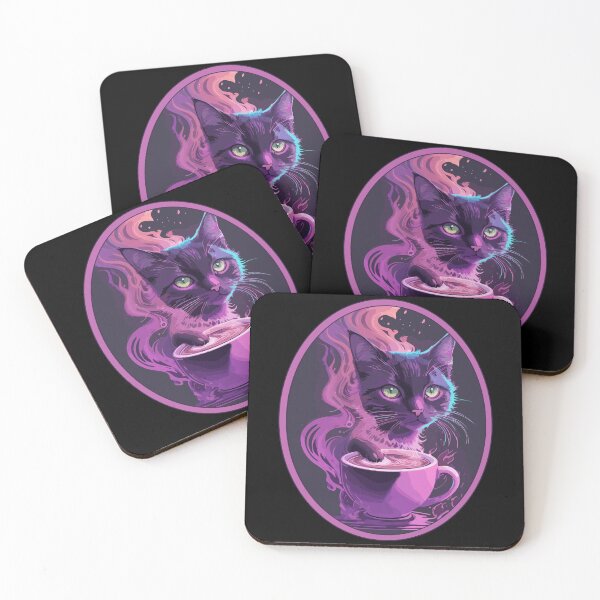 Item preview, Coffee and Funny Cat designed and sold by chatzous.