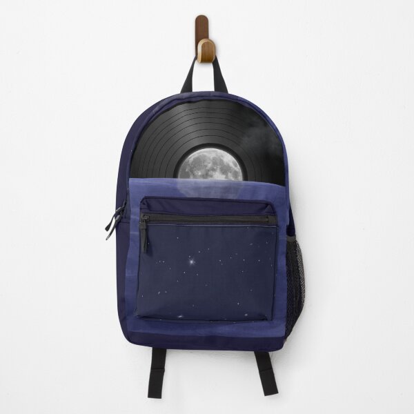 Item preview, Vintage moon vinyl night cosmic landscape stars sea designed and sold by immersif.