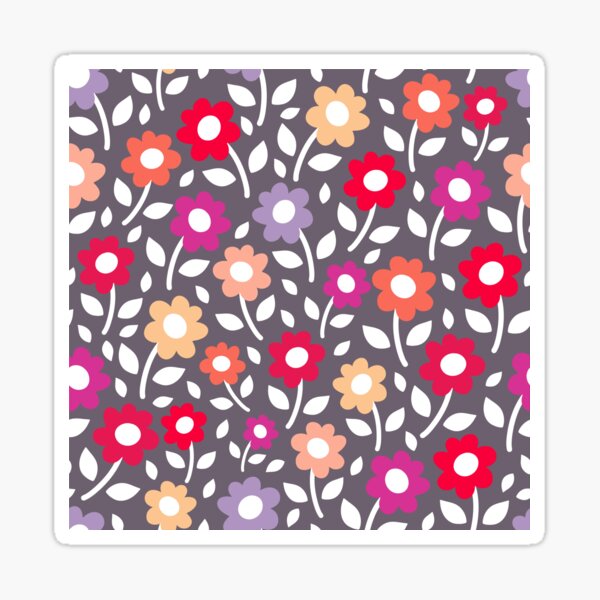 Item preview, Daisy Florals Flower Botanical Pattern designed and sold by Nicola-Rowe.