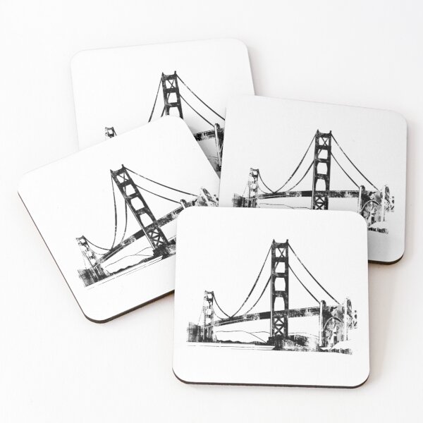 Item preview, golden gate bridge sketch designed and sold by BON-TEESHOP.