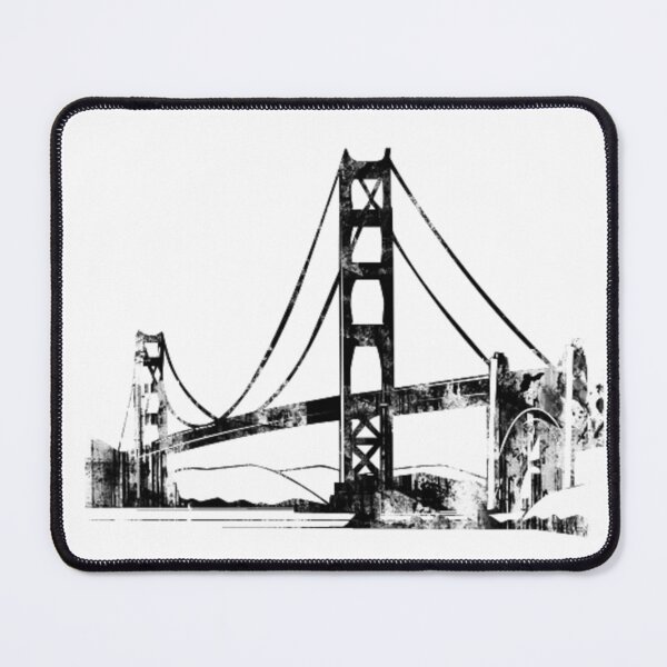 Item preview, golden gate bridge sketch designed and sold by BON-TEESHOP.