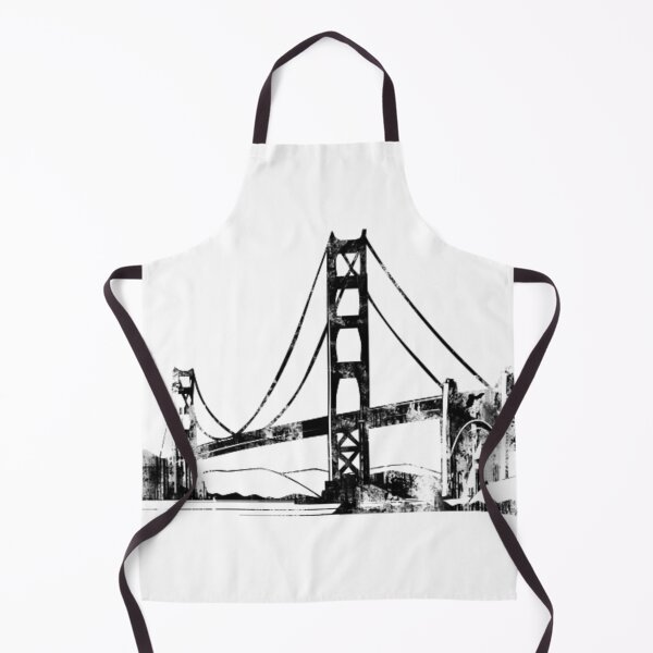 Item preview, golden gate bridge sketch designed and sold by BON-TEESHOP.