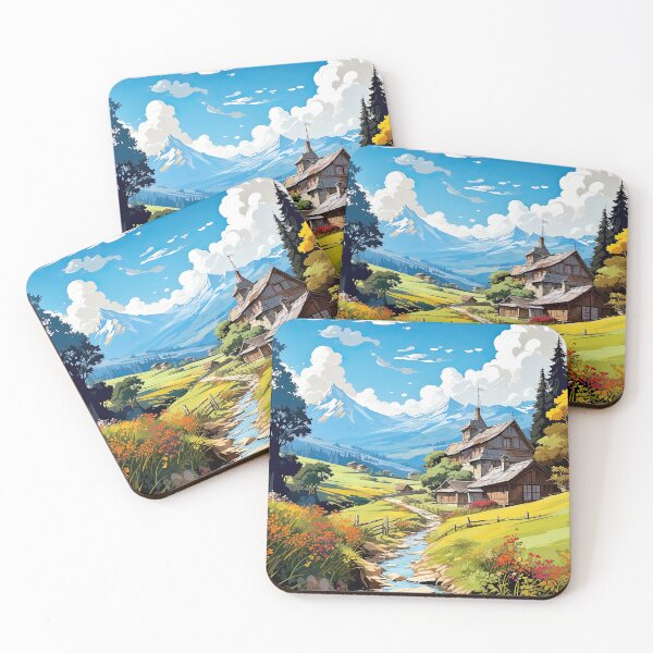 Item preview, Mountain landcape in the summer designed and sold by iguananick.