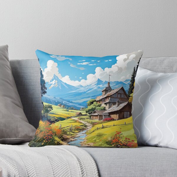 Item preview, Mountain landcape in the summer designed and sold by iguananick.
