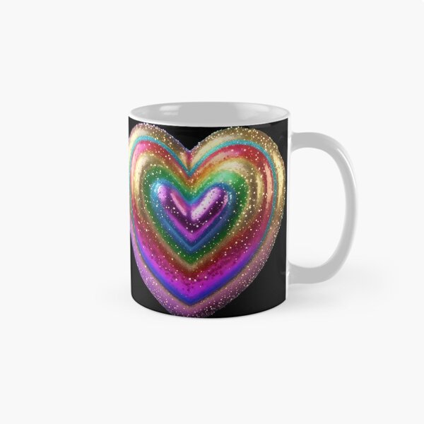 Item preview, Rainbow Glitter Heart designed and sold by Tau Tia L Douglass.