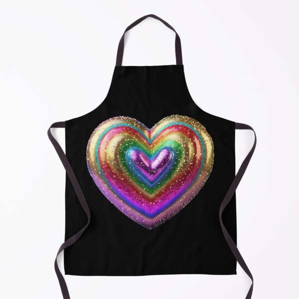 Item preview, Rainbow Glitter Heart designed and sold by Tau Tia L Douglass.