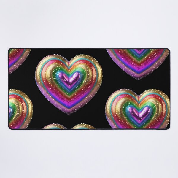Item preview, Rainbow Glitter Heart designed and sold by Tau Tia L Douglass.