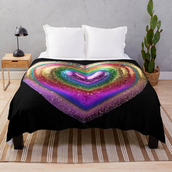 Item preview, Rainbow Glitter Heart designed and sold by Tau Tia L Douglass.