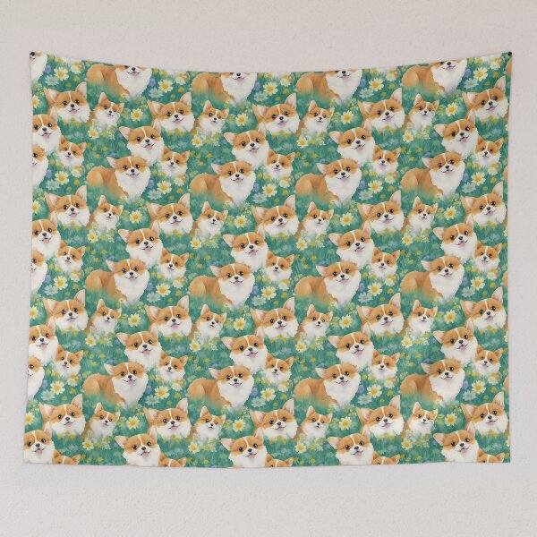Item preview, Dog Lovers Watercolor Dream Patterns Portraits Seamless Collection designed and sold by thaifairs.