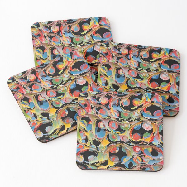Item preview, Abstract Paint Drip & Whip - colorful abstract art designed and sold by shakespeare1212.