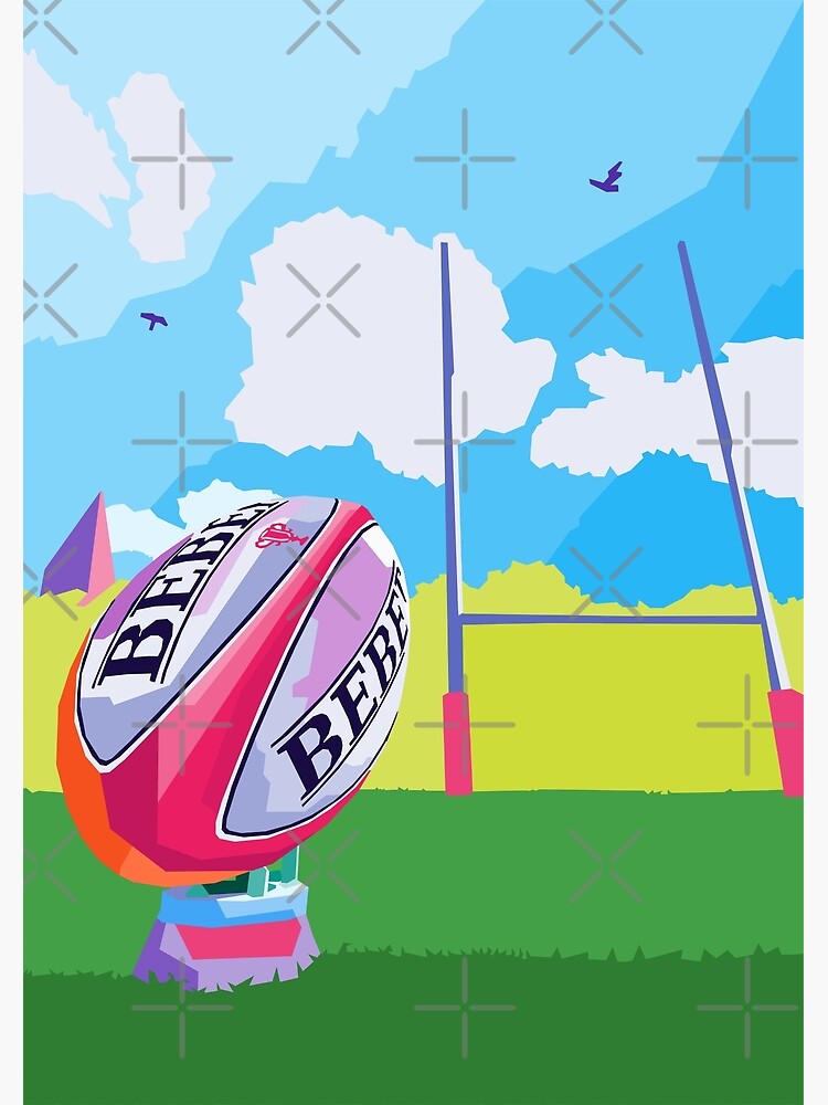 Rugby Union Pop Art Art Print for Sale by ZeetArt