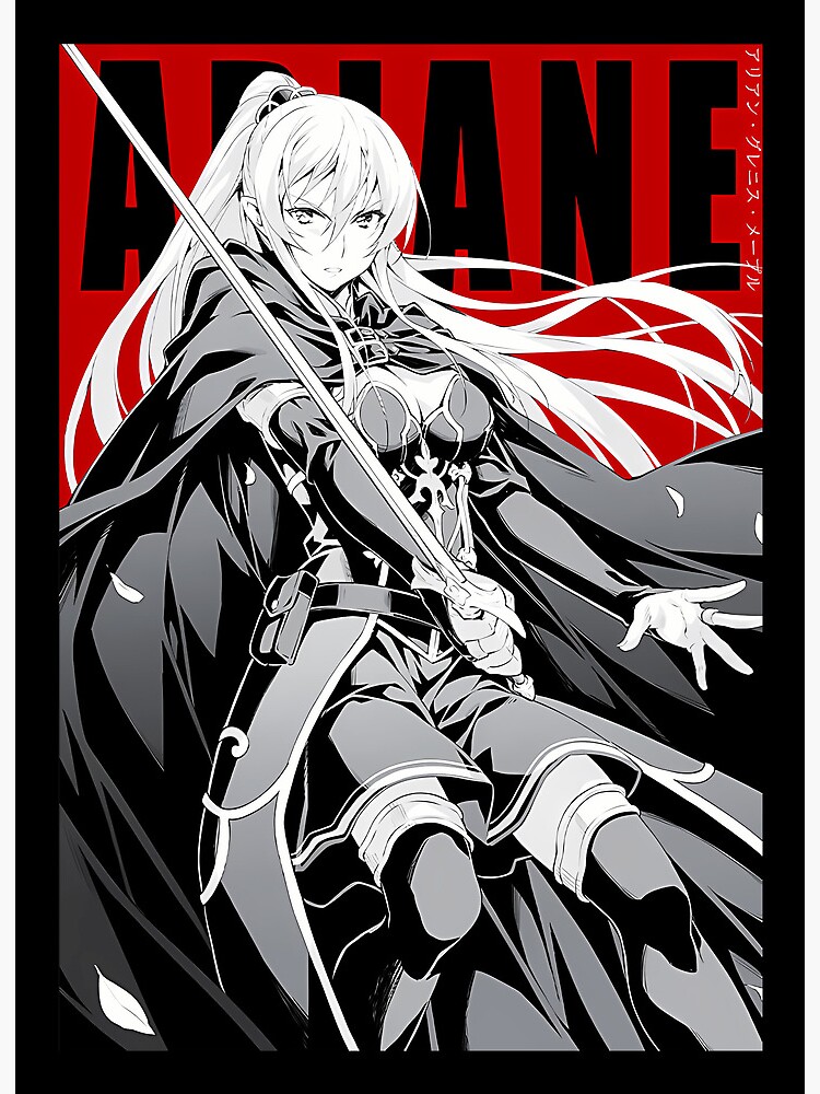 Ariane アリアン, Skeleton Knight In Another World Poster for Sale by B-love
