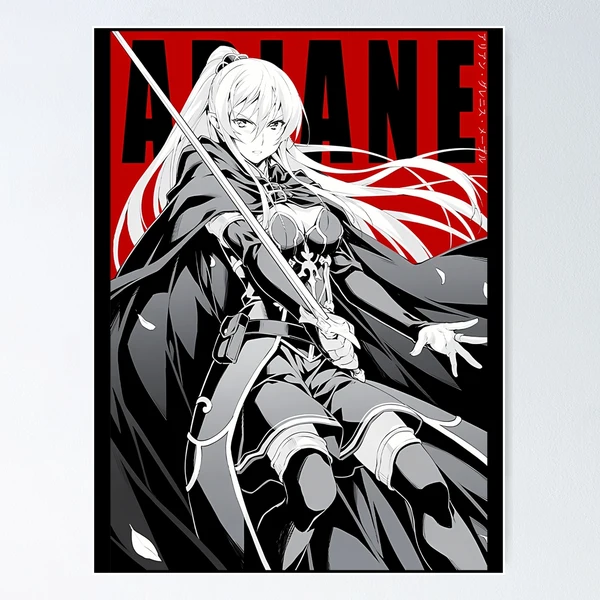 Ariane アリアン, Skeleton Knight In Another World Poster for Sale by B-love