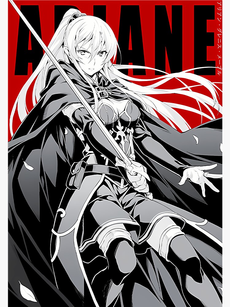 Ariane アリアン, Skeleton Knight In Another World Poster for Sale by B-love