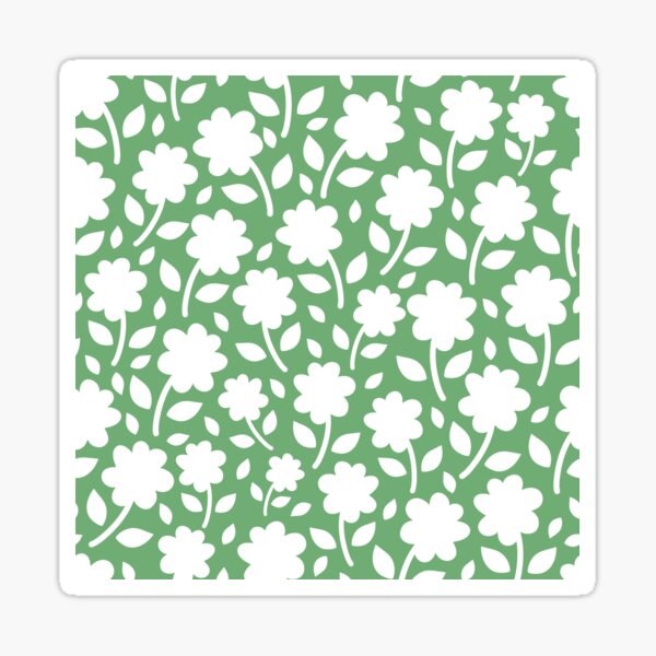 Item preview, Silhouette Floral Flower Botanical pattern designed and sold by Nicola-Rowe.