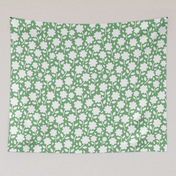 Item preview, Silhouette Floral Flower Botanical pattern designed and sold by Nicola-Rowe.