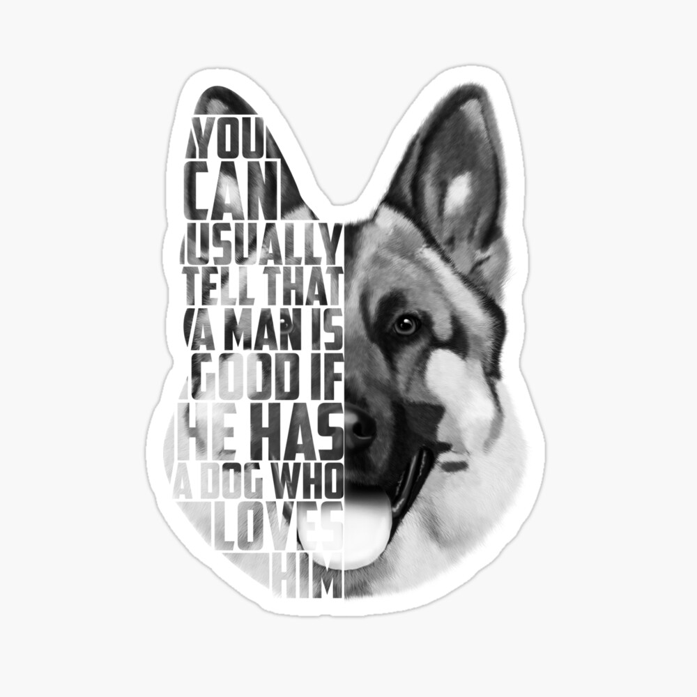 Poster Portrait De Texte De Berger Allemand Art De Berger Allemand Citation De Berger Allemand Citations De Chien Par Romandigitalart Redbubble