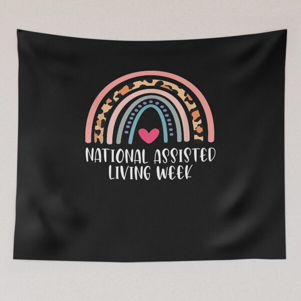 Item preview, National Assisted Living Week 2023 Vintage Groovy designed and sold by Pitchou07.