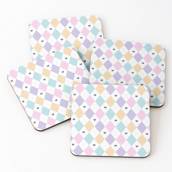 Aperçu de l'œuvre Motif Argyle Pastel créée et vendue par iD3signs.