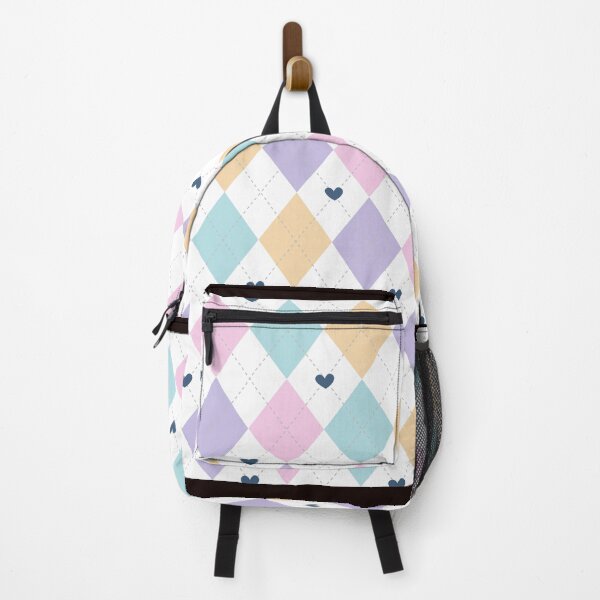 Aperçu de l'œuvre Motif Argyle Pastel créée et vendue par iD3signs.