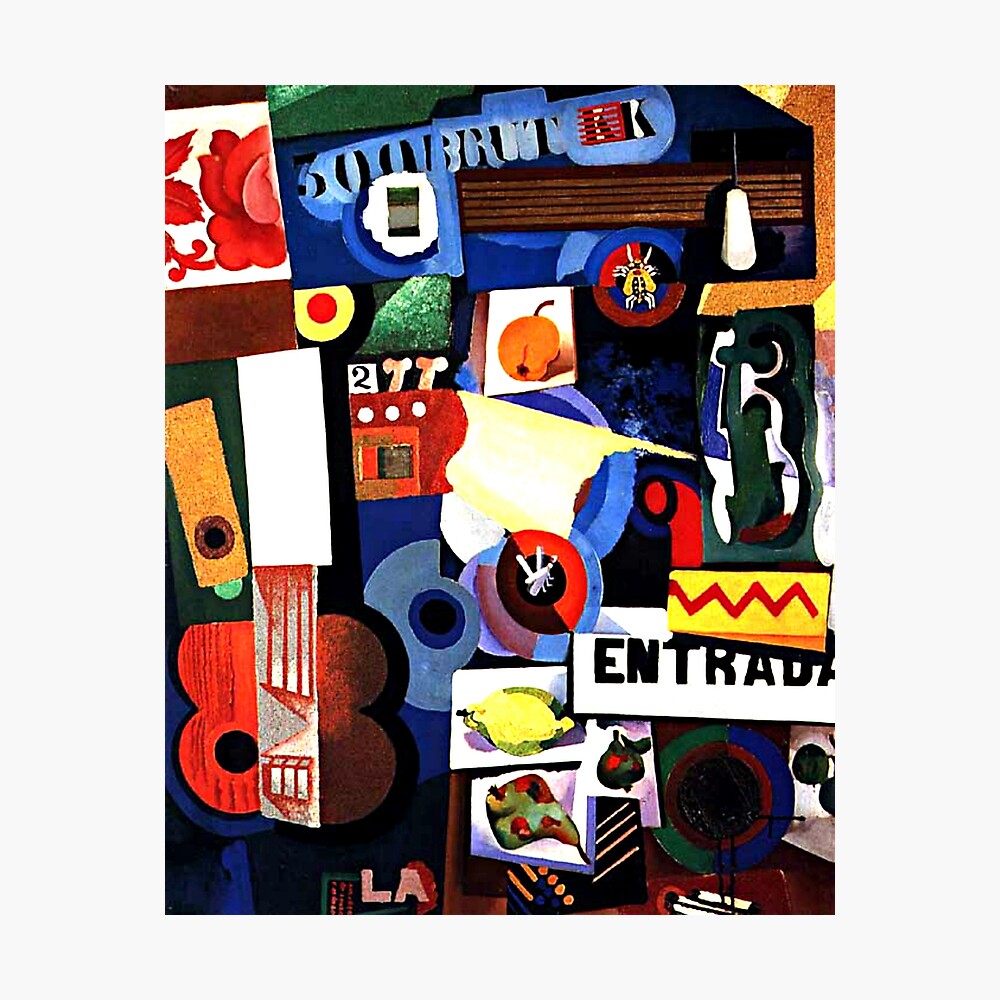 Cash Register 1917 • Amadeo de Souza Cardoso Print • Abstract Painting Print • Modern Wall Art Print •
