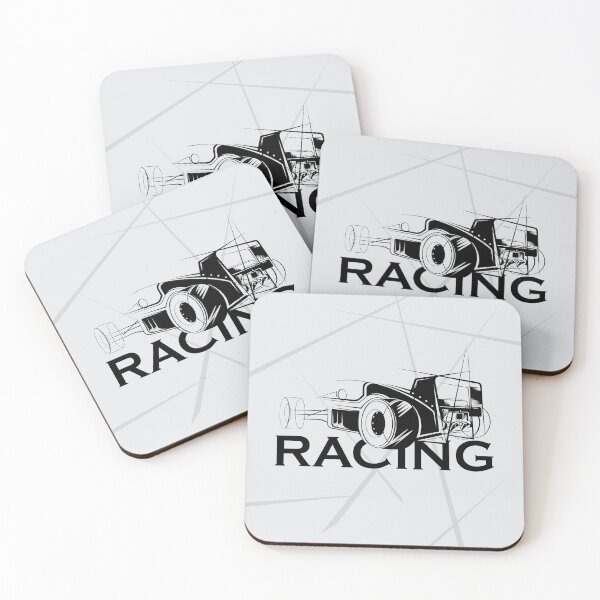 Item preview, Formula Auto Racing Illustration Canvas Poster Cars Art designed and sold by AndreMi.