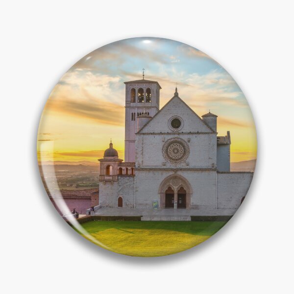 Item preview, Fantastic sunset over Saint Francis of Assisi Basilica designed and sold by Stefano Orazzini.