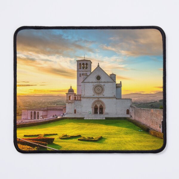 Item preview, Fantastic sunset over Saint Francis of Assisi Basilica designed and sold by Stefano Orazzini.