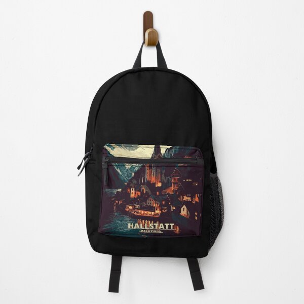 Item preview, Hallstatt in night, Austria designed and sold by TomFrontierArt.