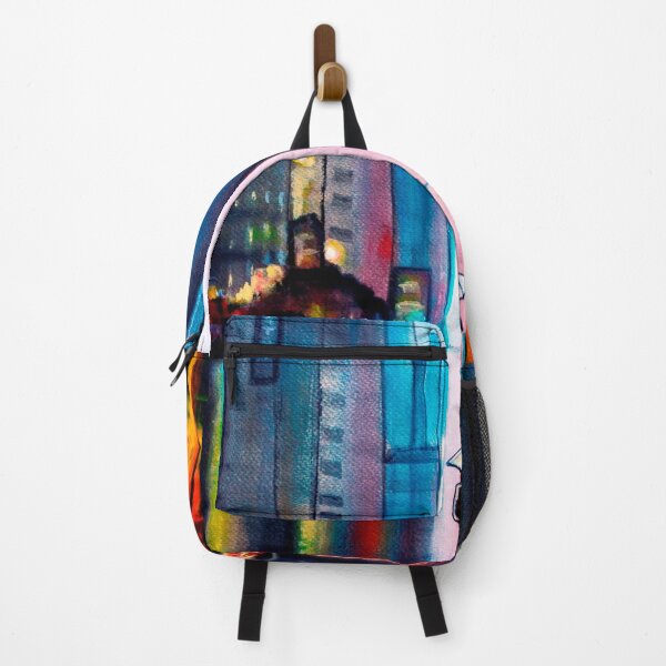 Item preview, Romantic rainy city walk designed and sold by artbymanjiri.