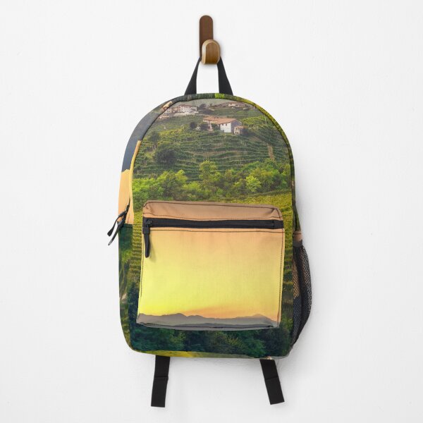 Item preview, Sunset over vineyards of Prosecco Hills and San Pietro di Barbozza village designed and sold by Stefano Orazzini.