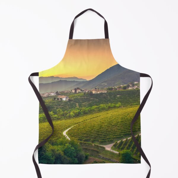 Item preview, Sunset over vineyards of Prosecco Hills and San Pietro di Barbozza village designed and sold by Stefano Orazzini.