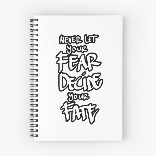 Item preview, Positive_Word_Never Let Your Fear Decide Your Fate_STK 0080 designed and sold by wirasana.