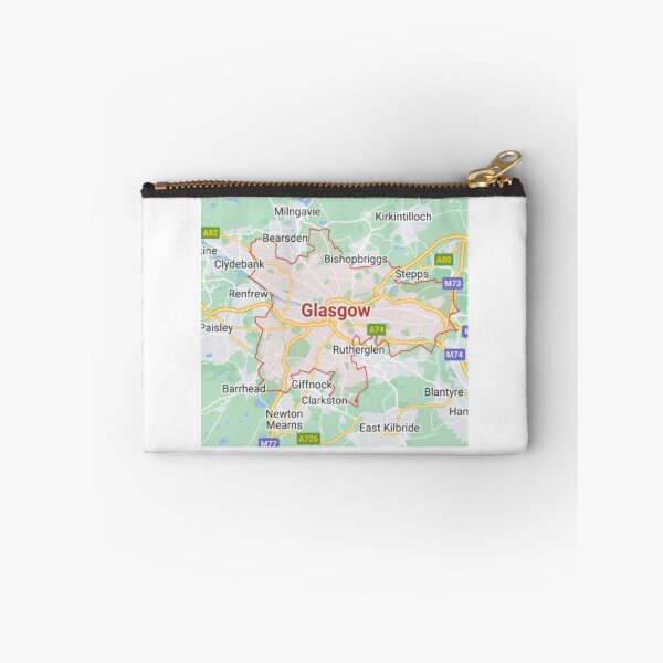 Item preview, Glasgow map designed and sold by OliLewDesigns.