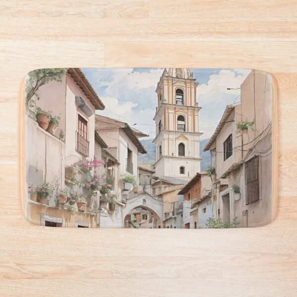 Item preview, Mexico City, Jalisco, town, pretty, flowers, street designed and sold by Chemikal1993.