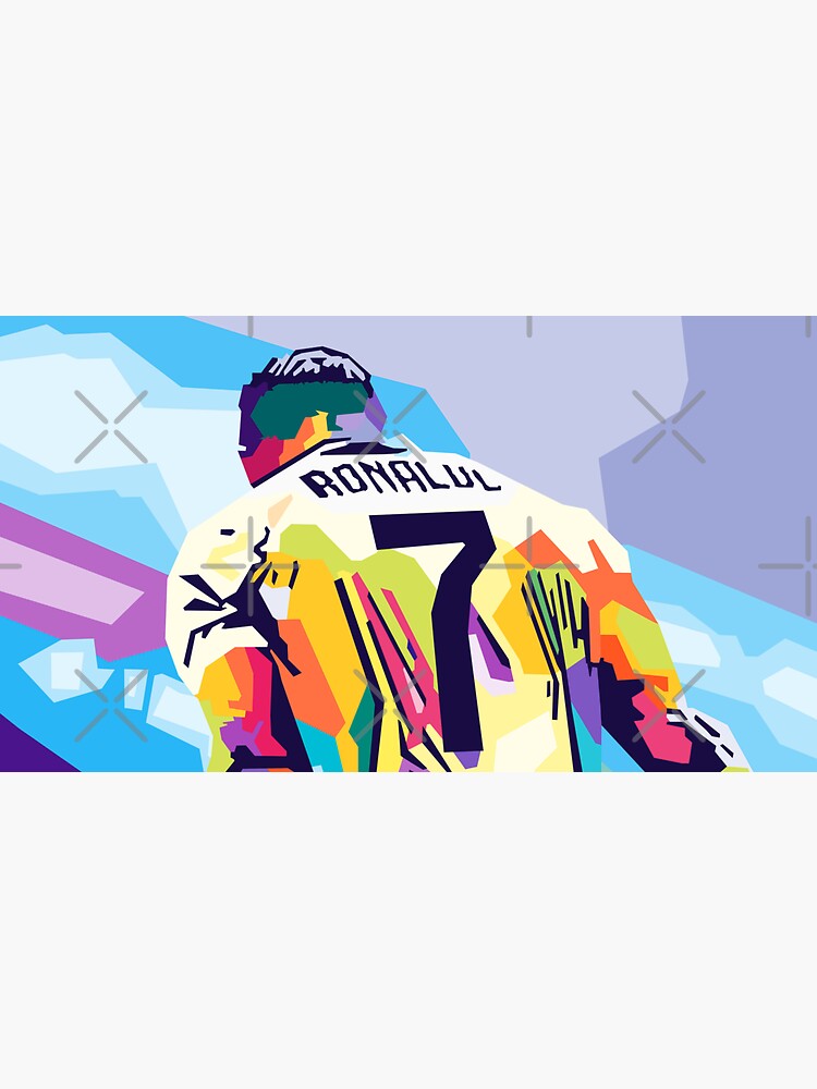 Cristiano Ronaldo Back Pop Art Poster for Sale by ZeetArt