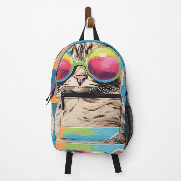 Item preview, Colorful cute cat designed and sold by SameeraDammeyer.