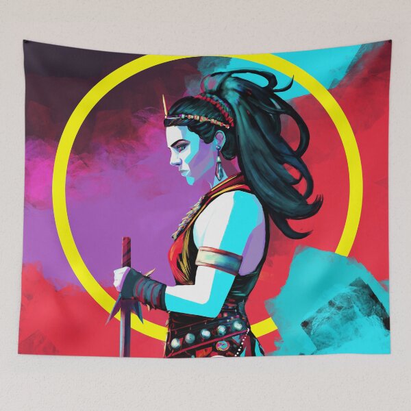 Item preview, female warrior designed and sold by artsirc.