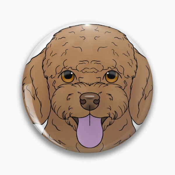 Item preview, Poodle - brown designed and sold by Cynthiaetal.